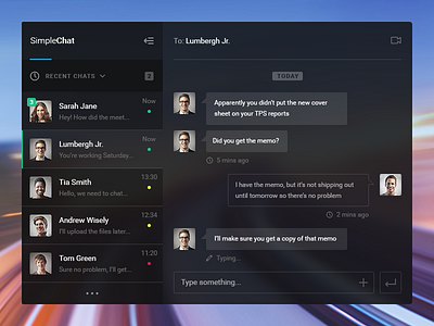 Simple Chat UI