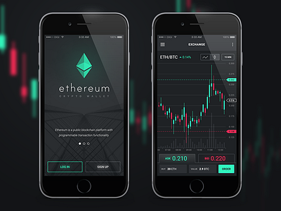 Ethereum App app bitcoin ethereum forex ios iphone trading ui