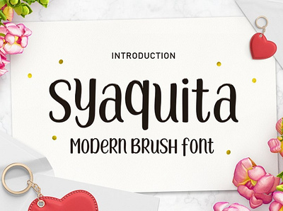 Syaquita display font modern