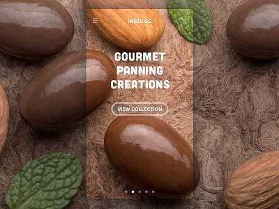 Cocoa Crate - Categories Interface chocolate ecommerce exploration interface mobile mobile app ui ui kit