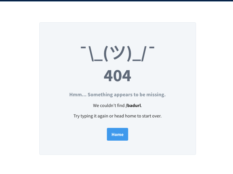 404 Fun error message funny humor visual design ui design user interface shrug error 404