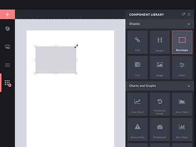 Builder Dashboard admin builder canvas clean components dashboard designer flat interface sidebar tools ui