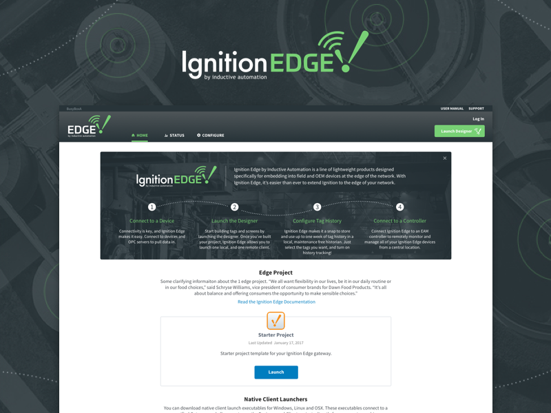 Ignition Edge Gateway  Application by Ray Sensenbach on Dribbble