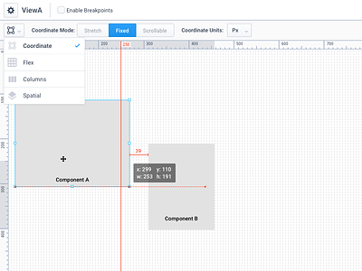Designing a Designer. artboard controls designer grid guides rulers sketch toolbar ui ui design
