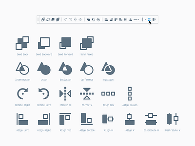 Shape Manipulation Toolbar