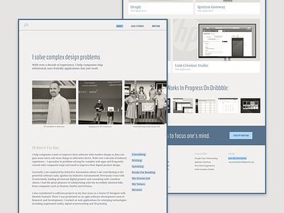 Updated Portfolio Website – 2018 case studies case study personal product designer redesign refresh resume semplice ui web design website wordpress