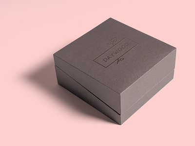 Daywood Box box branding design eco logo minimal mockup packaging packaging design