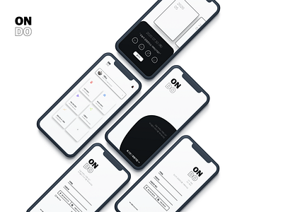 App Design - ONDO(Emotional temperature diary) app appdesign figma figmadesign student project ui uiux uiuxdesign