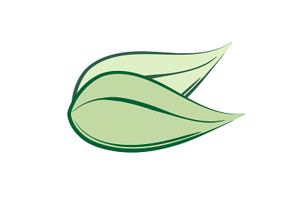 Leaves logo design green illustration leaves logo natural organic vector