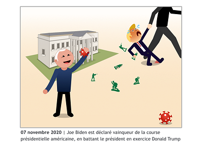 November 2020 2020 biden design elections illustration trump usa vector