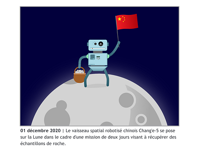 December 2020 2020 china design expedition illustration moon space vector