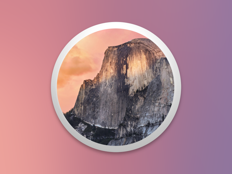 Yosemite Icon Logo by Jamie Green on Dribbble