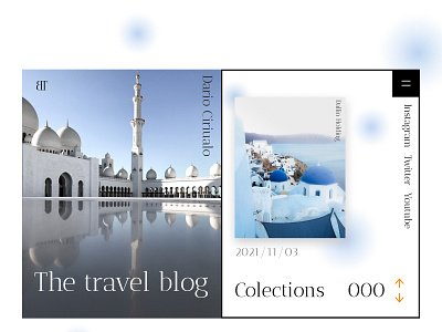 The travel blog TB design lxve ui ux