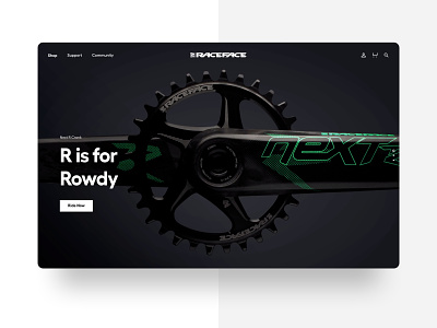 Raceface – E-Commerce Redesign design digital e commerce interaction shopify shopifyplus ui website design