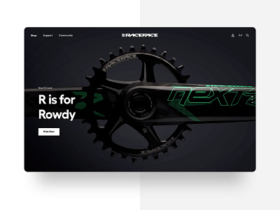 Raceface – E-Commerce Redesign