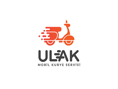 ULAK app bike courier ios logo mobile ulak