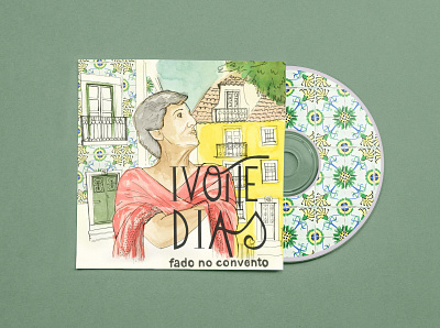 Ivone Dias - Fado no Convento artwork cd artwork illustration