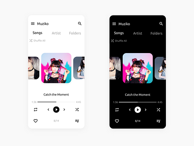 Music Player UI design mobile mobile app mobile app design mobile design mobile ui ui