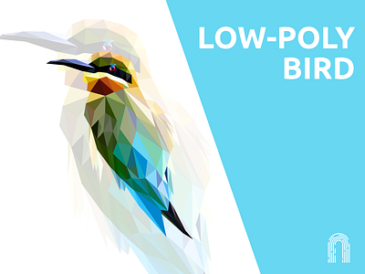 Low Poly Bird design inkscape low poly