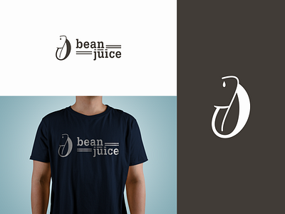 bean juice design food and drink food illustration logo mockup simple design simple logo t shirt