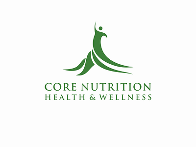 Core Nutrition Health Wellness1 art design green icon illustration logo nutrition typography vector walness