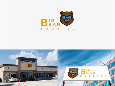 big bear animal animation art bear logo branding design icon illustration logo retail store simple logo vector