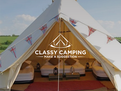 classy camping art branding design icon illustration logo simple logo