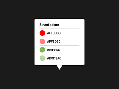 Daily UI Challenge - day #60 color picker colorful colors daily 100 challenge dailyui design flat minimal web website