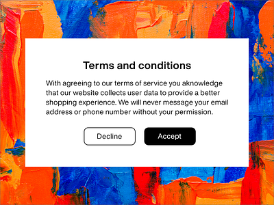 Daily UI Challenge - day #89 daily daily 100 challenge dailyui design flat minimal terms and conditions terms of service typography ui web website