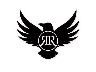 Raven Ridge - Logo Mark bird black design icon logo raven