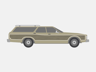 Wagon car design illustrator stationwagon vector vehicle wagon woody