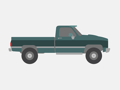 Pickup car design illustrator pickup truck vector vehicle
