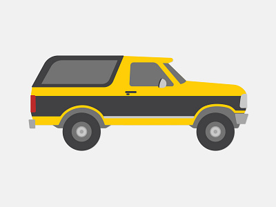 Broncho broncho car design illustrator truck vector vehicle