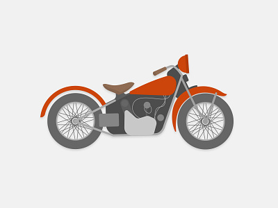 Vintage Motorcycle bike design illustrator motorcycle vector