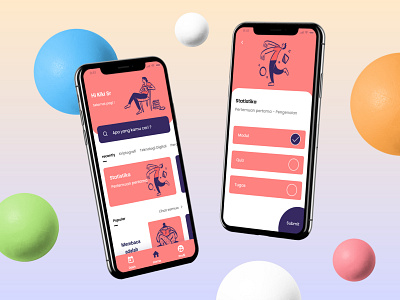 App Design - Educational applications app app design artboard color designer designs e learning educational ilustration mobile app design mobile design mockup online course ui uidesign uitrend user interface ux uxdesign visual design