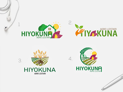 LOGO CHOICE OF PT HIYOKUNA AGRO LESTARI branding design flat graphic design icon illustration logo ui vector web