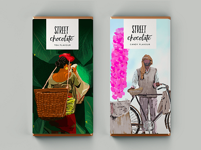 Street chocolates art assam branding branding concept candy chocolates design flavour graphic design illustraion logo packaging print product product packaging