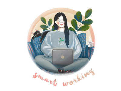 Smart Working illustration