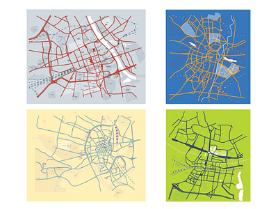 Maps design city guide design graphic design map vector