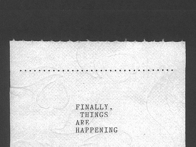 Finally, things are happening - visual identity and way finding analog branding design graphic design logo typography visual identity