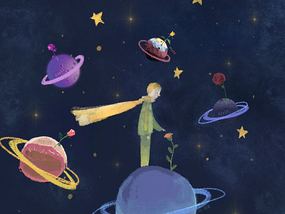 The little prince's planet