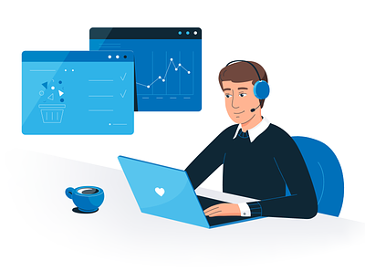 Office worker awesome awesome design best shot blue and white boy illustration business call character design characterdesign flatillustration freelance design freelance illustrator graphicart graphicdesign job man meeting office vector vectorillustration