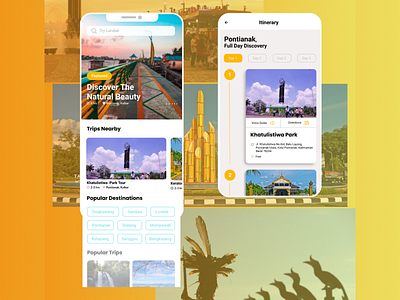 West Borneo Travel Guide App @app @art @daily ui @design @mobile @ui
