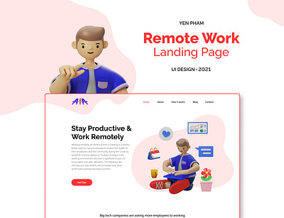 AIA - Remote Work Landing Page