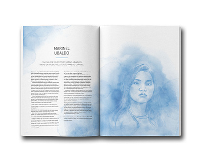 Marinel Ubaldo Article - Magazine Layout & Illustration art design drawing illustration illustrator layout magazine procreate typography