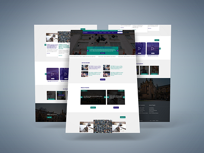 3D Web Presentation Mock Up illustration psd design web template