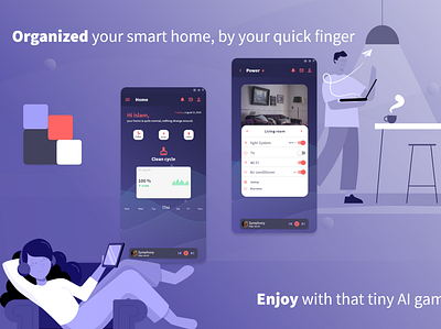 Home Monitoring app. dailyui dailyuichallenge icon smartapps userexperience userinterface userinterfacedesign