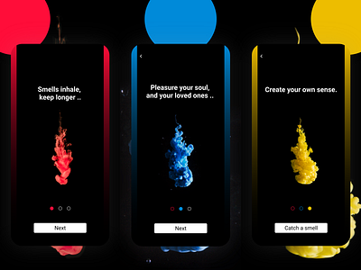 Smell - App concept - Onboarding