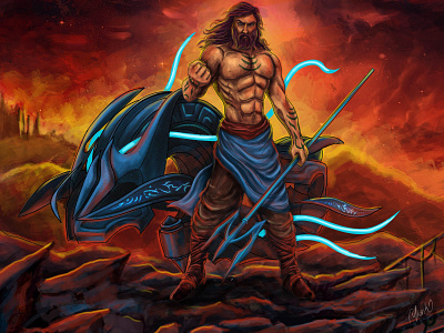 Shiva the Destroyer, Concept Art automobile concept art game art illustraion product design