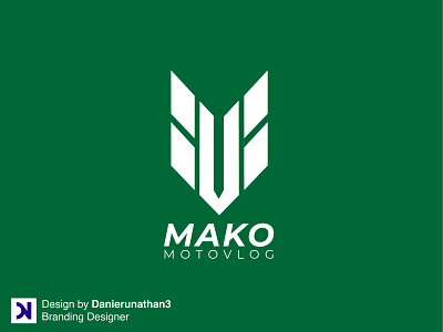 Mako Motovlog branding design logo